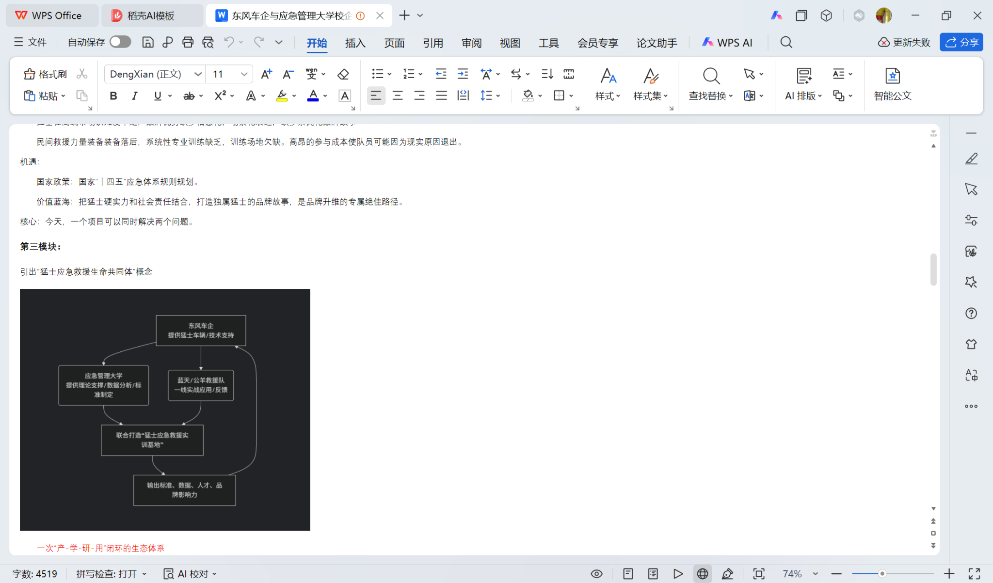 猛士应急救援生命共同体产学研用生态框架截图